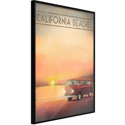 Arkiio Affisch California Beaches [Poster] 20x30 Poster